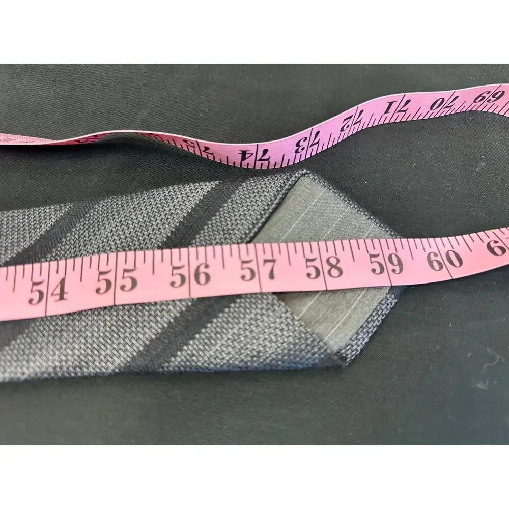 Hickey Freeman Wool and Silk Tie with Diagonal Stripes